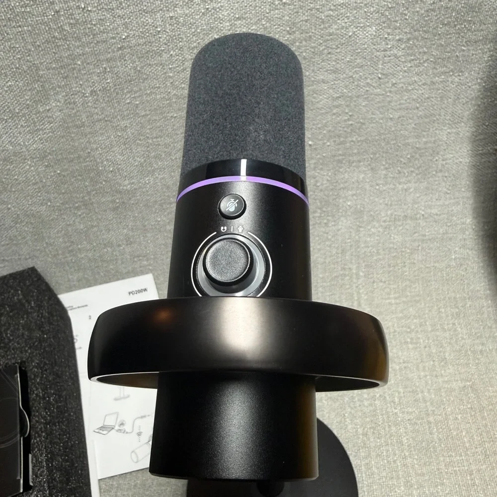 Maono PD200W Wireless Dynamic Microphone RGB USB-C Podcasting Streaming Gaming
